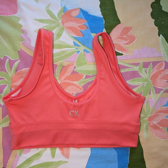 Calvin Klein Performance Seamless Sports Bra sz M - Picture 6 of 12